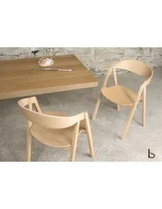 Fauteuil Artea Sokoa en bois clair