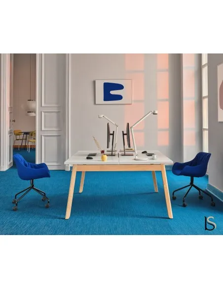 Bureau 2 personnes Ogi Wood MDD - Bureau-Store