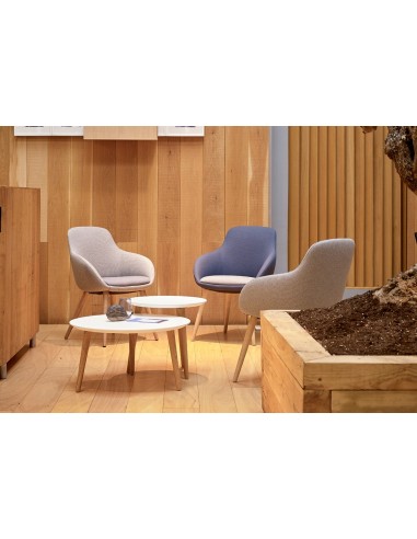 Canapé d’accueil Eneka bois - Sokoa