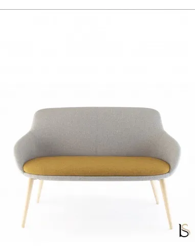 Canapé d’accueil Eneka bois Sokoa - Bureau-Store