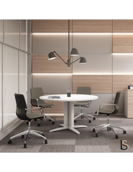 Table-ronde-design-sigma-mobellinea-blanche