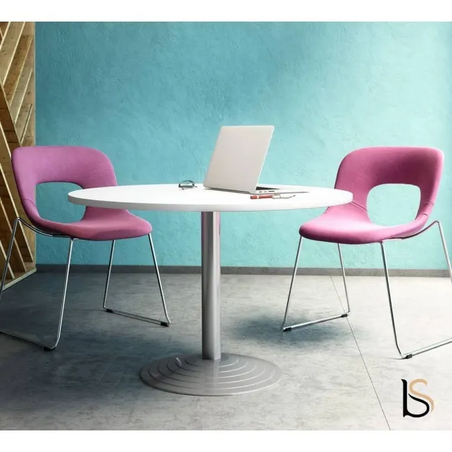 Table de réunion ronde 4 personnes