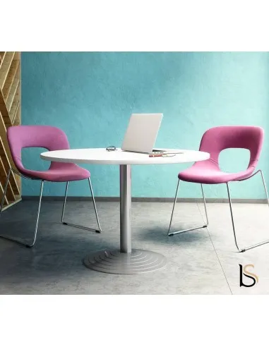 Table de réunion ronde 4 personnes
