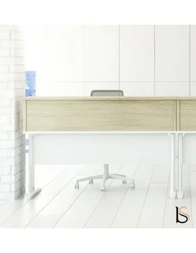 Bureau comptoir Sigma bi-tons Mobel Linea - Bureau-Store