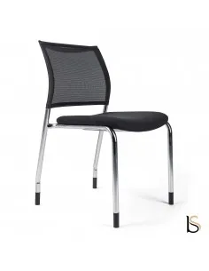 Chaise de réunion design avec dossier en résille