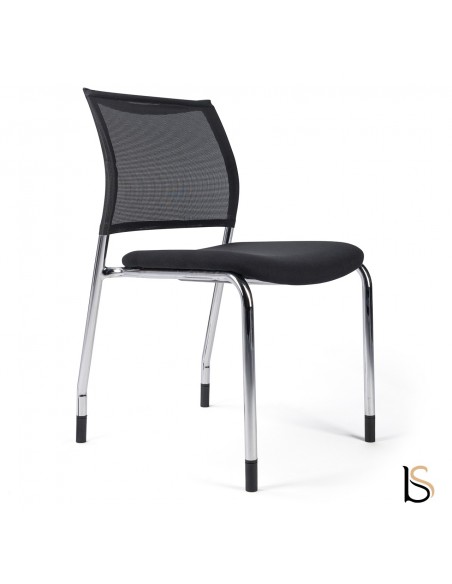 Chaise de réunion design avec dossier en résille