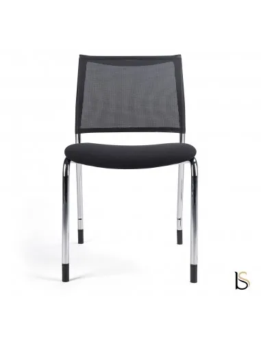 Chaise visiteurs Surf avec dossier en résille - Bureau-Store