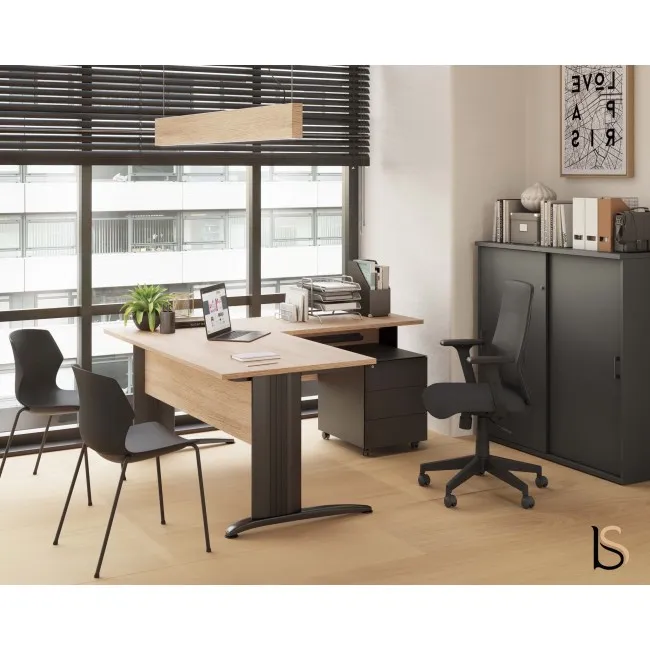 Bureau secrétariat Sigma avec retour à droite