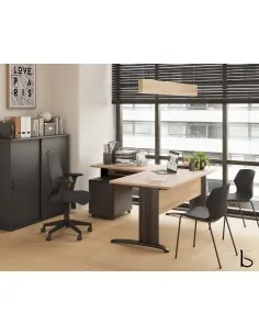 Bureau secrétariat Sigma avec retour à gauche