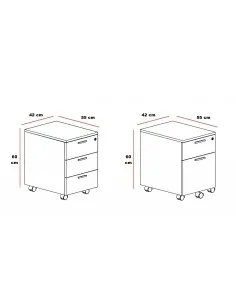 Caisson de rangement Ofitres 2