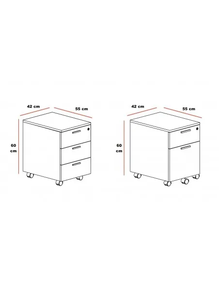 Caisson de rangement pour bureaux Ofitres - Bureau-Store