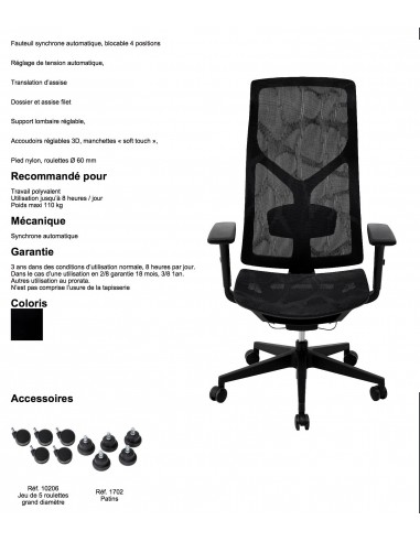 Fauteuil en résille Area - Bureau-Seat