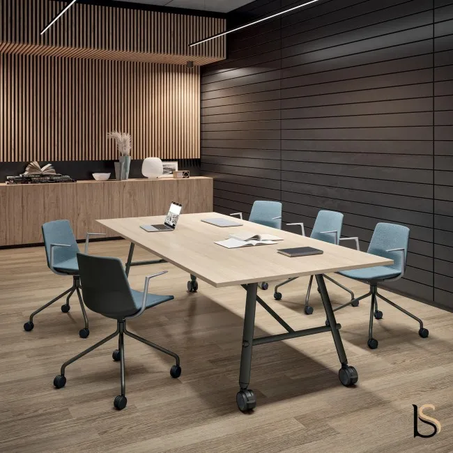 table coworking pliante Serinity - Quadrifoglio