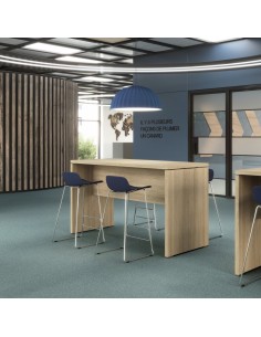 Table de réunion haute TAK de Mobel Linea.