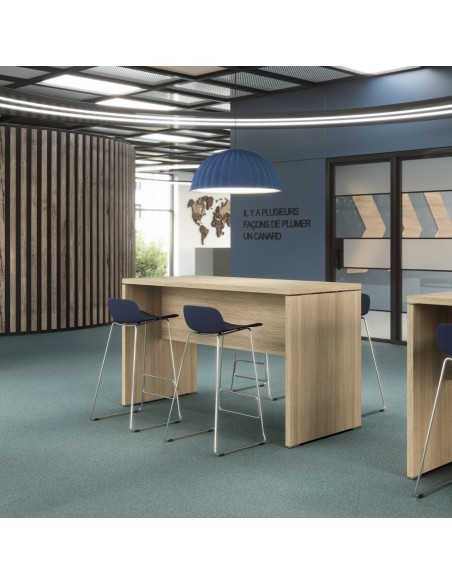 Table de réunion haute TAK de Mobel Linea.