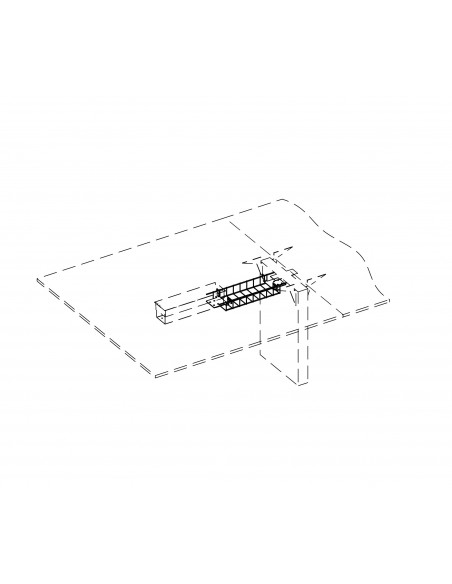 Goulotte guide câbles sous plateau – Ogi - MDD Accessoires de burea