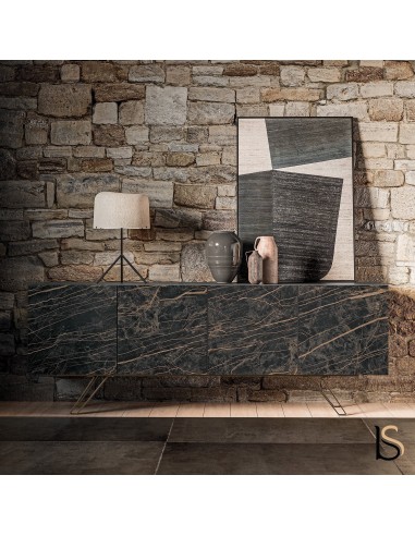 armoire de rangement design Bloom 4 portes battantes - Quadrifoglio