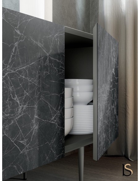 vue intérieure d'une armoire de rangement Bloom - Quadrifoglio - Officity