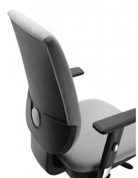 Siège de bureau Tertio haut dossier, avec mécanique synchrone - Sokoa