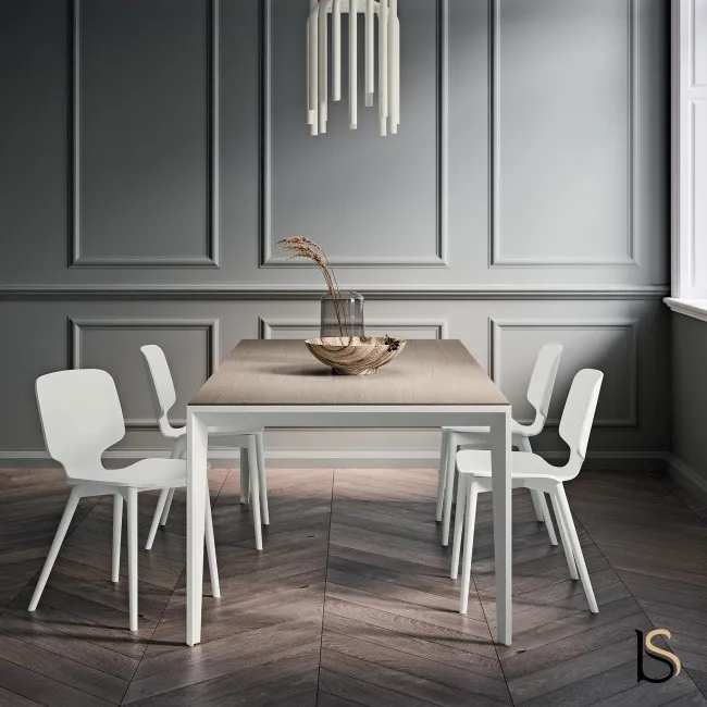 Table de réunion de standing finition bois série Nine - Quadrifoglio