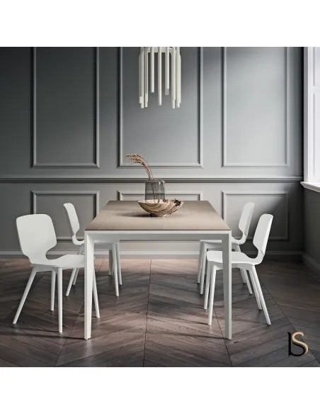 Table de réunion de standing finition bois série Nine - Quadrifoglio