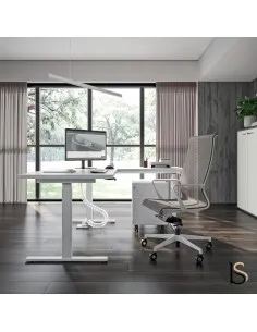 Bureau d’angle électrique réglable en hauteur – Quadrifoglio