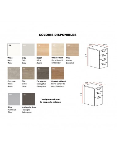 nuancier du bureau Idea Tube Quadrifoglio