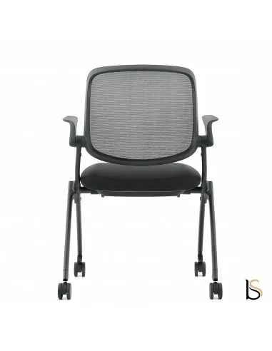 Chaise de réunion avec assise pliable