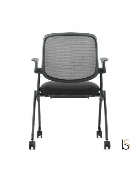 Chaise de réunion avec assise pliable
