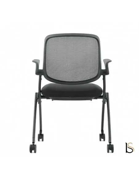 Chaise de réunion avec assise pliable