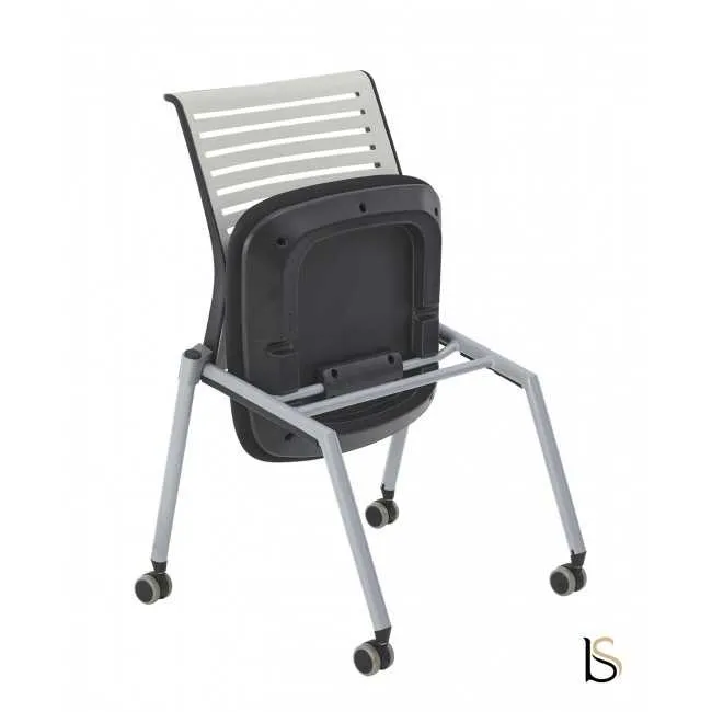 Chaise de réunion sur roulettes
