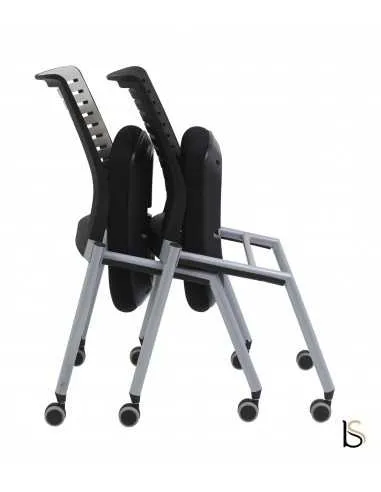fauteuil de conférence sur roulettes