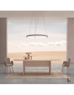 Table de réunion élégante TaK Mobel Linea, différentes dimensions