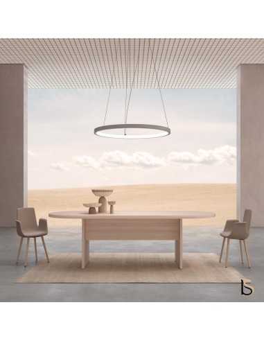 Table de réunion élégante TaK Mobel Linea, différentes dimensions