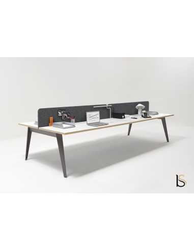Bureau bench 4 personnes Pigreco – Martex.
