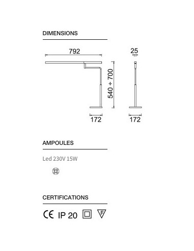 LAMPE DE BUREAU MINI STICK BY KARBOXX