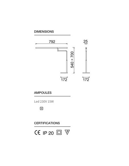 LAMPE DE BUREAU MINI STICK BY KARBOXX