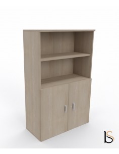 Armoire moyenne avec portes basses – Mobel Linea, bibliothèque 2