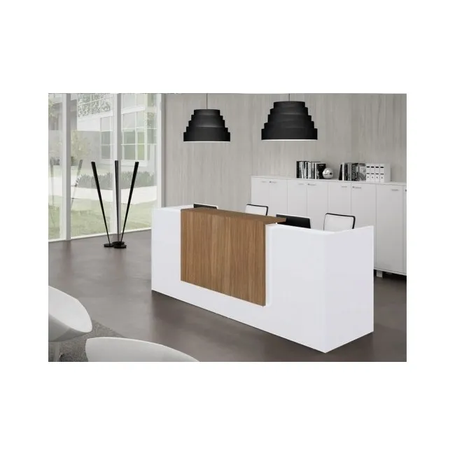 Banque d'accueil droite modèle Z2, différents coloris - Officity