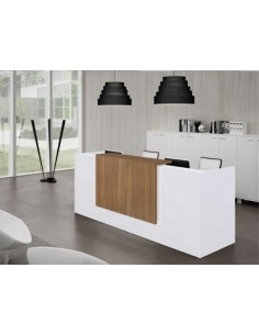 Banque d'accueil droite modèle Z2, différents coloris - Officity