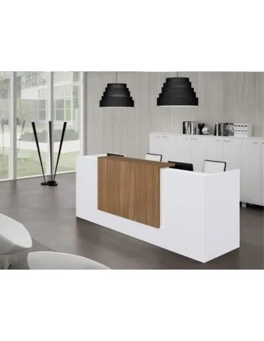 Banque d'accueil droite modèle Z2, différents coloris - Officity