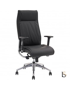 fauteuil-direction-imitation-cuir-noir-luis-sitek-avec-accoudoirs-reglables 2