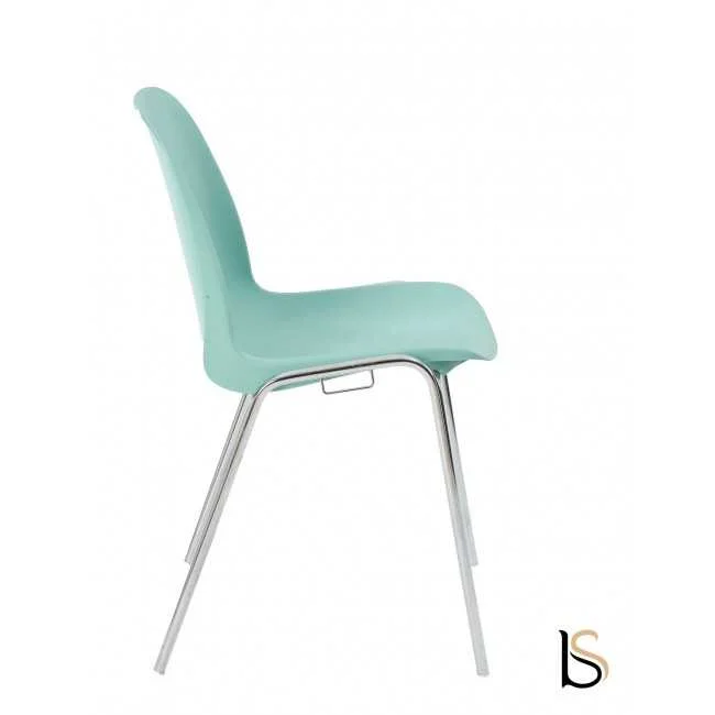 chaise empilable pas chère verte