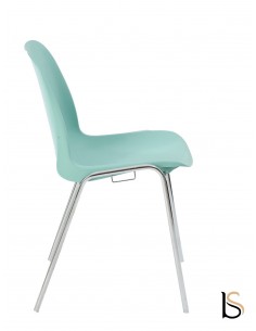 chaise empilable pas chère verte