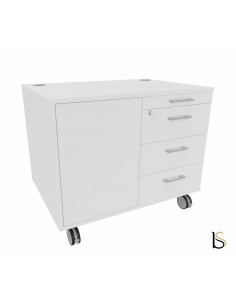 Desserte mobile avec 4...