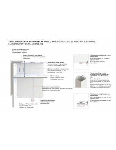 Banque d'accueil design avec accès...