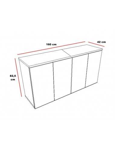 Grande armoire avec 4 portes...