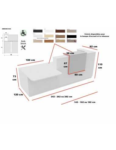 Banque d'accueil Delta Plus avec PMR...