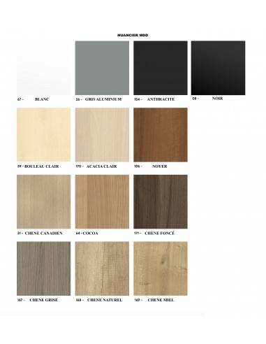 Comptoir d'accueil lumineux Tera - MDD