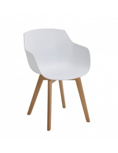 chaise d'accueil scandinave au design épuré